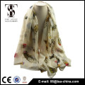 2014 hot selling feather printed head scarf